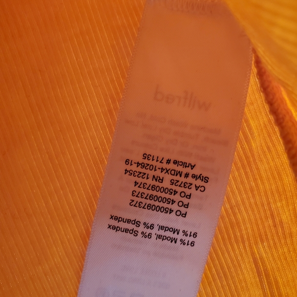 Wilfred Tuscan sun colour Danette T shirt, small size - Picture 6 of 6